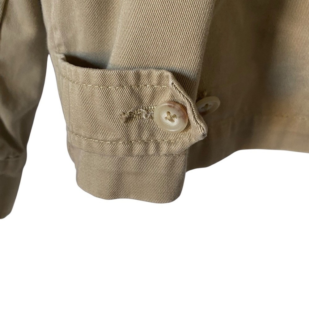 Polo by Ralph Lauren Vintage Tan Men's Harrington Jacket Preppy Classic Large - Picture 4 of 7